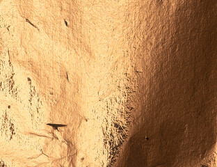 Aufkleber - Copper plate surface with antique patina. Rusty, weathered texture, aged material with scratches and
