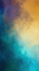Wall Mural - Abstract background blending vibrant shades of orange and blue, showcasing a unique cloud-like texture in a mesmerizing visual display of color and contrast
