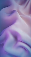 Poster - Beautifully Draped Fabric in Soft Pastel Shades of Pink and Blue, Capturing Texture and Movement for Elegant Background or Design Elements