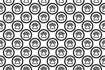 Poster - seamless pattern completely filled with outlines of furry gender symbols. elements are evenly spaced