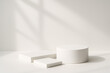 © JannatunNahar - White Cylinder Product Podium