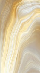 Poster - Abstract Waves of Gold and Cream in Fluid Motion Creating Smooth and Elegant Patterns for Artistic Background or Print Use