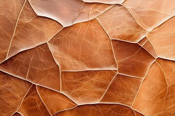 Poster - Abstract Brown Leather Texture Pattern Background
