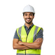 © Nahid - Smiling engineer with arms crossed isolated on transparent background