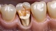 © Andrii - Dental cavity showing significant decay in tooth