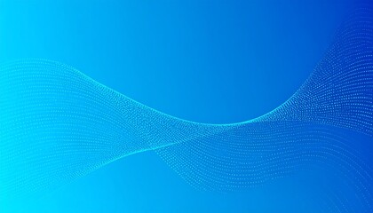 Poster - Blue abstract wave background.