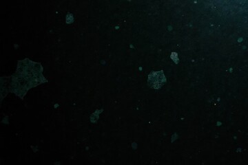 Poster - Dark abstract background with floating particles in space  