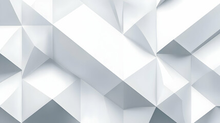 Poster - Abstract architecture in geometrical shapes, an aesthetic and modern monochrome view