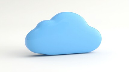 Poster - cloud economy pulse icon concept capturing live signals from digital economic activity and market tr