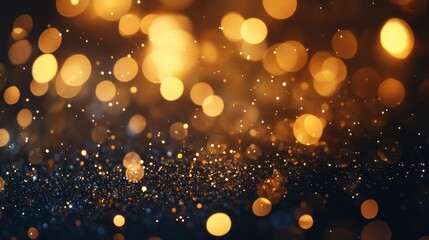 Wall Mural - Blurred bokeh lights background