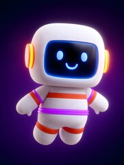 Wall Mural - World Astronomy Day space exploration future astronaut 3D illustration background