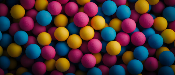 Poster - Colorful Sphere Pattern Background