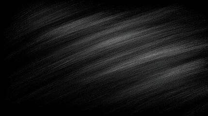 Wall Mural - A textured black chalkboard with faint white chalk smudges and streaks, giving a blank slate appearance.