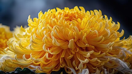 Poster - Vibrant chrysanthemum blooms botanical garden floral photography natural setting close-up beauty of nature
