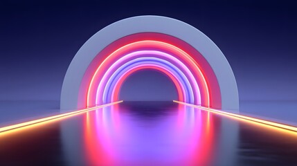 Poster - blue technology abstract photon big data network creative illustration
