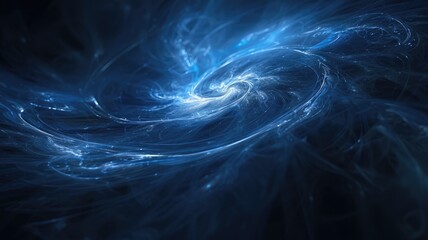Leinwandbilder - Abstract picture micro light sparkling particle represent data flow vivid flowing wave with high tech background, create digital effect scene perfect for energetic and fantasy wallpaper design. AIG53.