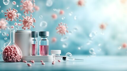 Poster - Comprehensive Infographic Illustrating the Laboratory Techniques and Processes for Detecting the Presence of Vibrio cholerae Bacteria in Water and Stool Samples for Disease Diagnosis and Public