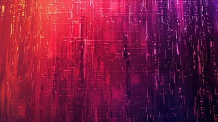 Leinwandbilder - Abstract picture micro light sparkling particle represent data flow vivid flowing wave with high tech background, create digital effect scene perfect for energetic and fantasy wallpaper design. AIG53.