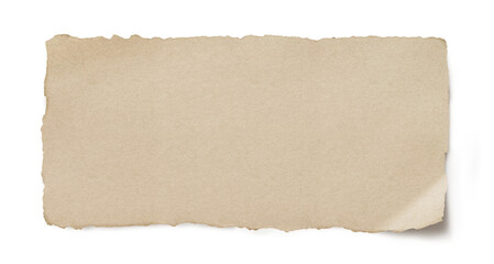 Piece of yellow torn edges paper ripped isolated on transparency background. Yellow ripped paper torn edges strips isolated
