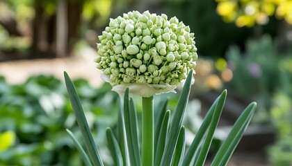round green flower bud