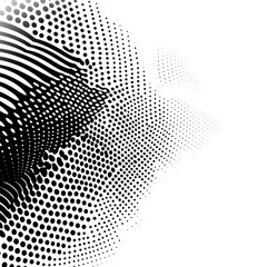 Poster - Ethereal silver abstract pattern like stars in the midnight sky with on transparent background