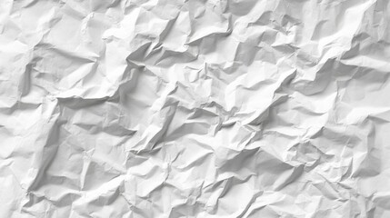 Poster - High resolution crumpled white paper texture background image ideal for design projects and digital artworks perfect for adding a unique and