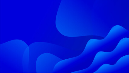 Poster - Abstract background with blue gradient color