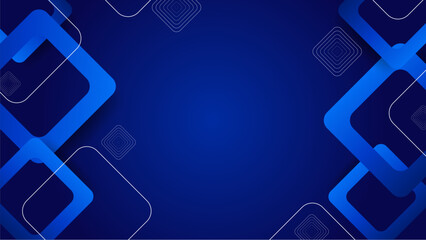 Poster - A blue gradient abstract shape background