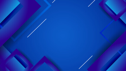 Poster - Abstract background with blue gradient color