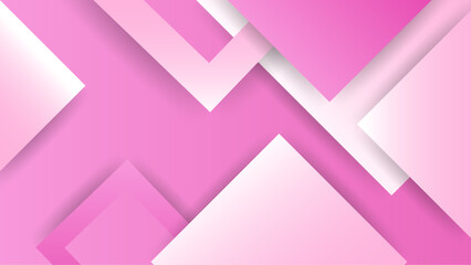 Poster - Pink gradient abstract shape background design