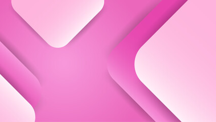 Poster - Pink gradient abstract shape background design