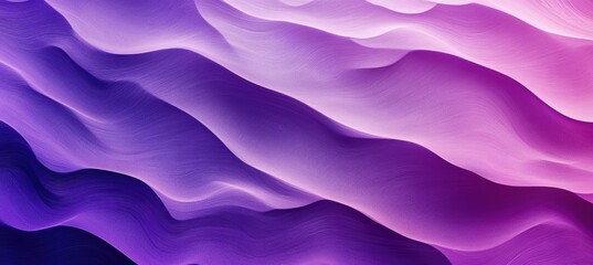 Poster - A close-up view of flowing purple fabric creating soft waves. showcasing texture and depth. ideal for backgrounds in design and artistic projects