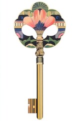 Wall Mural - Ornate Key key illustration ornate.