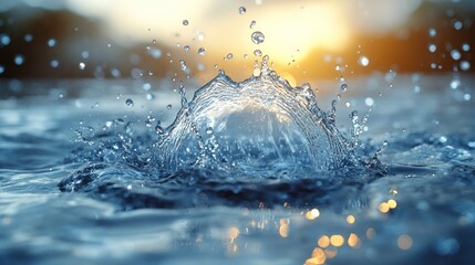 water splash abstract background