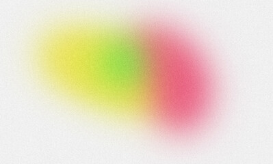 Poster - Abstract pastel yellow, green, pink blurred gradient background.