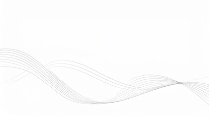 Poster - Flowing wave patterns abstract design digital art minimalist environment top view creative concept