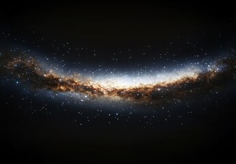 a black background with a milky way texture