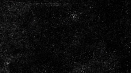Abstract grunge dirty monochrome background. Scratched damaged dynamic overlay texture surface in trendy vintage stop motion style. Seamless loop animation.