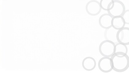 Poster - Abstract circles and shapes digital artwork modern design minimalist style top-down view creative concept