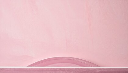 Poster - Artistic pink abstract design studio setting digital artwork minimalist environment close-up view aesthetic concept
