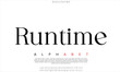 © Shihab - Luxury Runtime alphabet letters font for logo