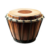 Djembe drum isolated on transparent background