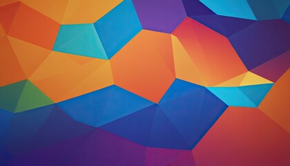 Poster - Stylish elegant colorful geometric banner template
3