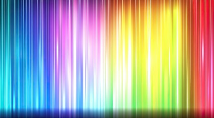Poster - vibrant spectral vertical stripes