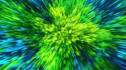 Poster - Vibrant, radial burst of color (1)