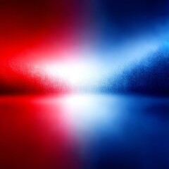 Leinwandbilder - Dynamic Abstract Red, White, and Blue Gradient with Textured Surface and Subtle Light Rays