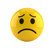 © photostockatinat - A sad emoji, expressing a feeling of unhappiness