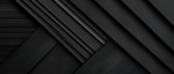 Poster - Abstract dark background with geometric shapes and lines in modern style design for wallpaper or banner graphic resource