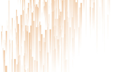 Poster - Orange white geometric stripes abstract tech minimal background. Vector design