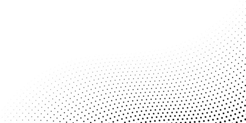 Poster - Background with monochrome dotted texture. Polka dot pattern template. Background with black dots